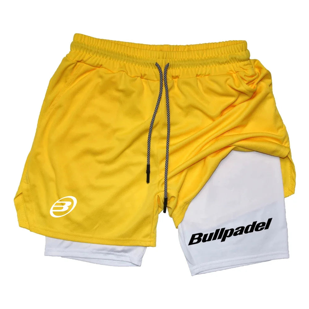 Men's Trousers Outdoor Running  Padel Sport Shorts  Breathable Tennis Quick-Drying BadmintonSportwear