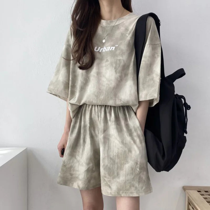 Wide leg middle shorts with pockets female Soft Summer Dress