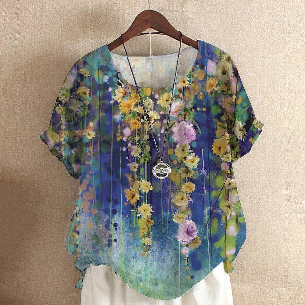 Tops Fashion Pullover Ladies Tees For Summer