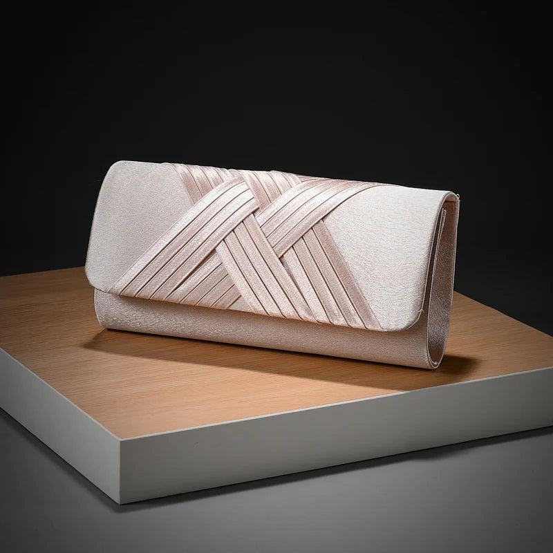 Luxury Stripes Designer One-shoulder bag Envelope Evening Clutch Bags shoulder bag women wedding party gift