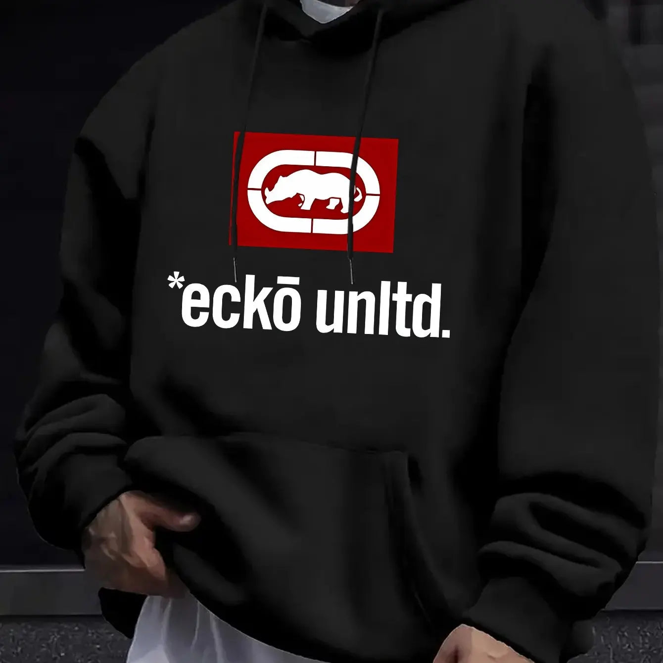 Men's hoodie with graphic "Ecko Unlimited" - Casual sweater  long sleeves
