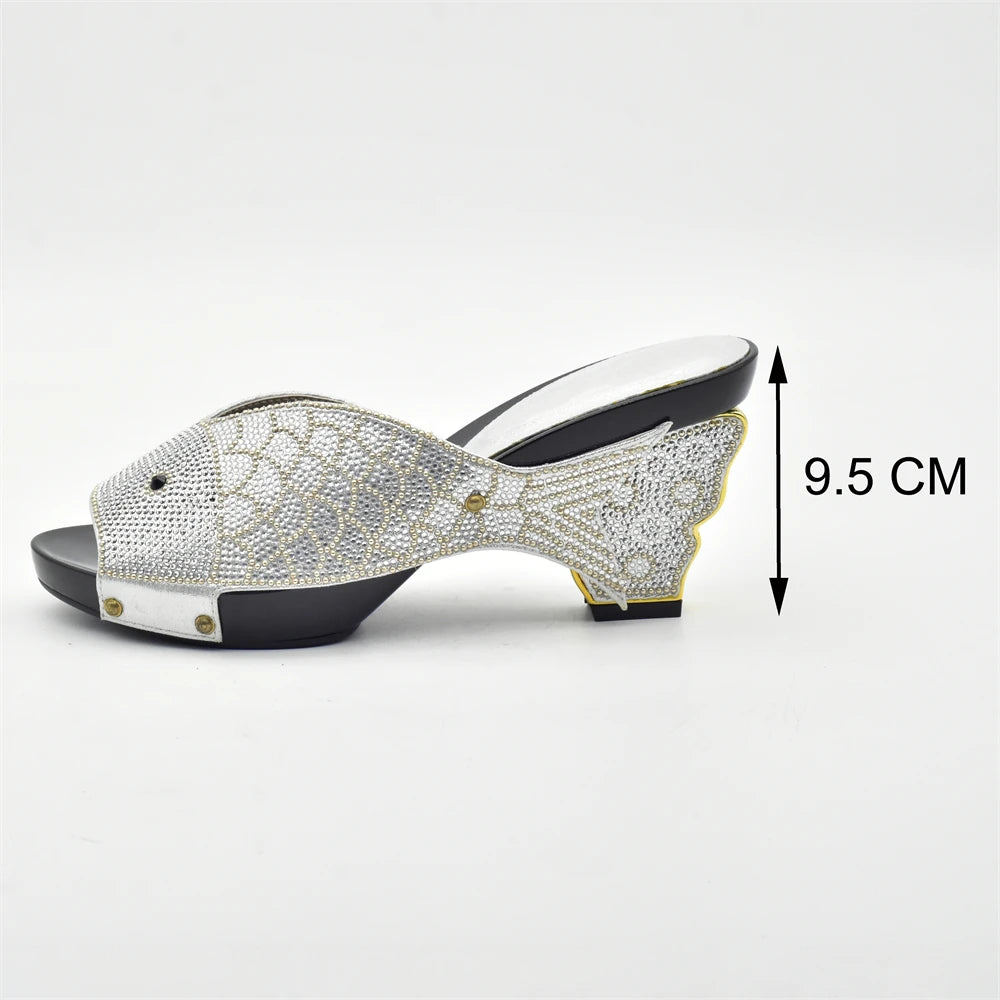 Matching Shoes and Bag Set for Wedding  Women Shoes and Bag Set