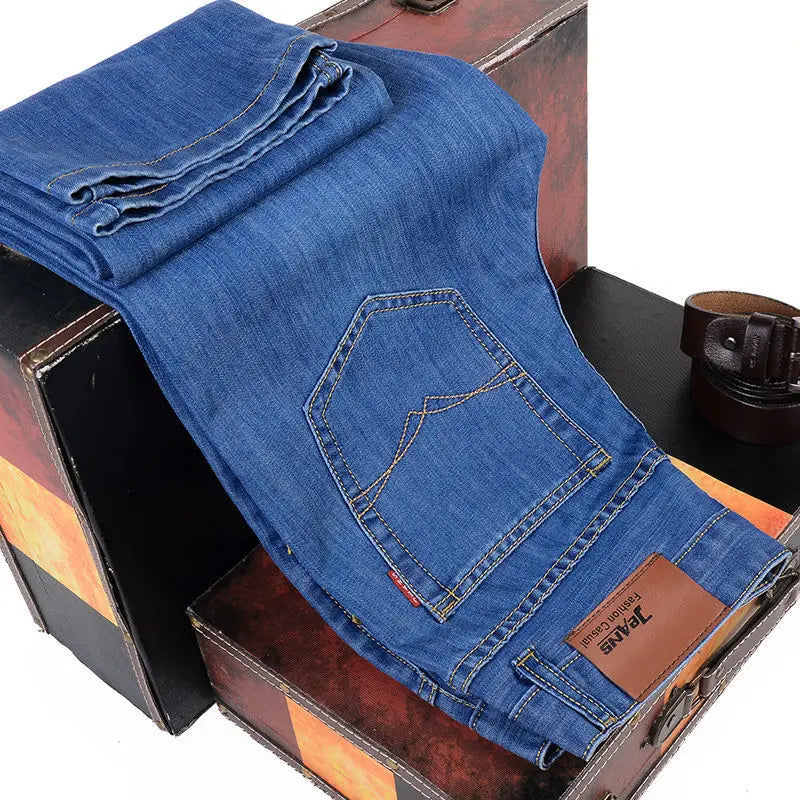 Classic Style Casual Stretch Slim Denim Jean For Men