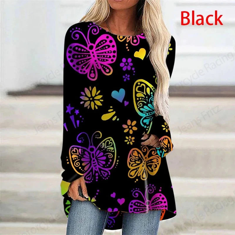 Lady Long Sleeve T shirt Breathable Tshirt