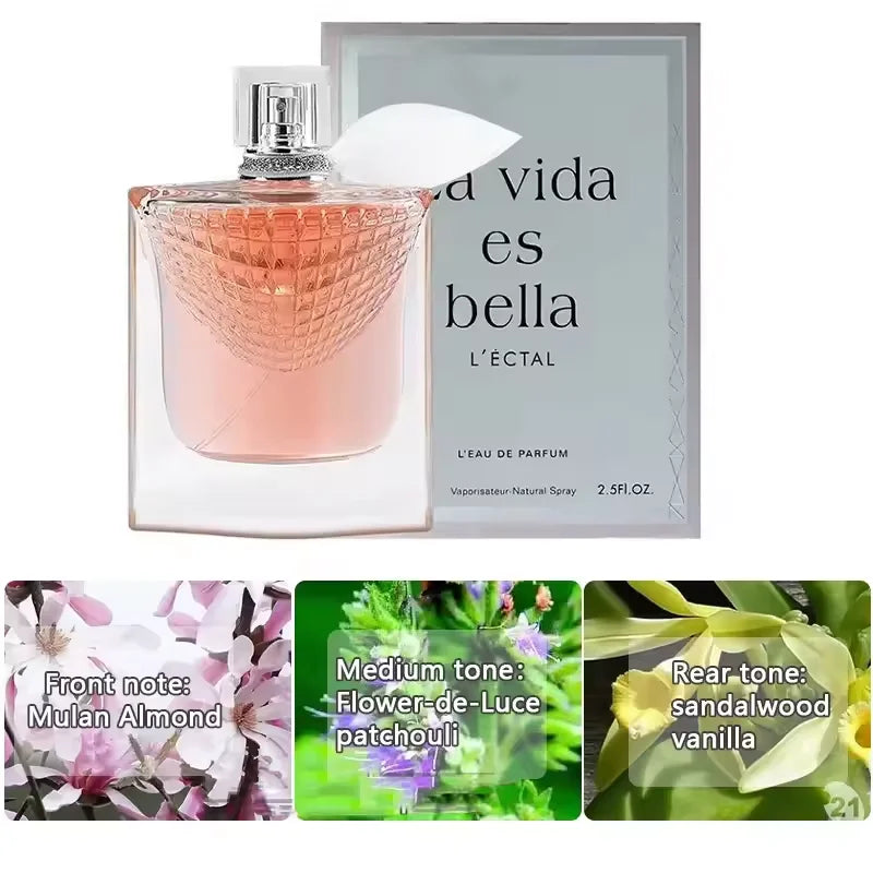 75ml Original Women Perfume True Love Rose Fragrance Long Lasting Perfume Fresh Natural Romantic Temperament Perfume 2025