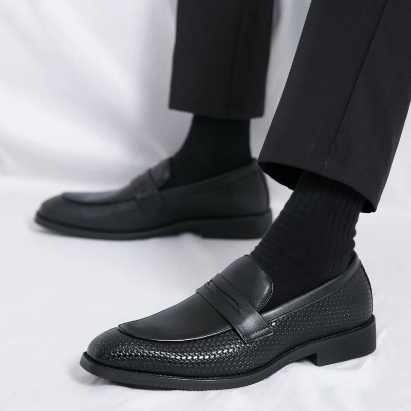 Classic Loafers Slip-on Plus Size 45 46 Original Office and Business Shoes