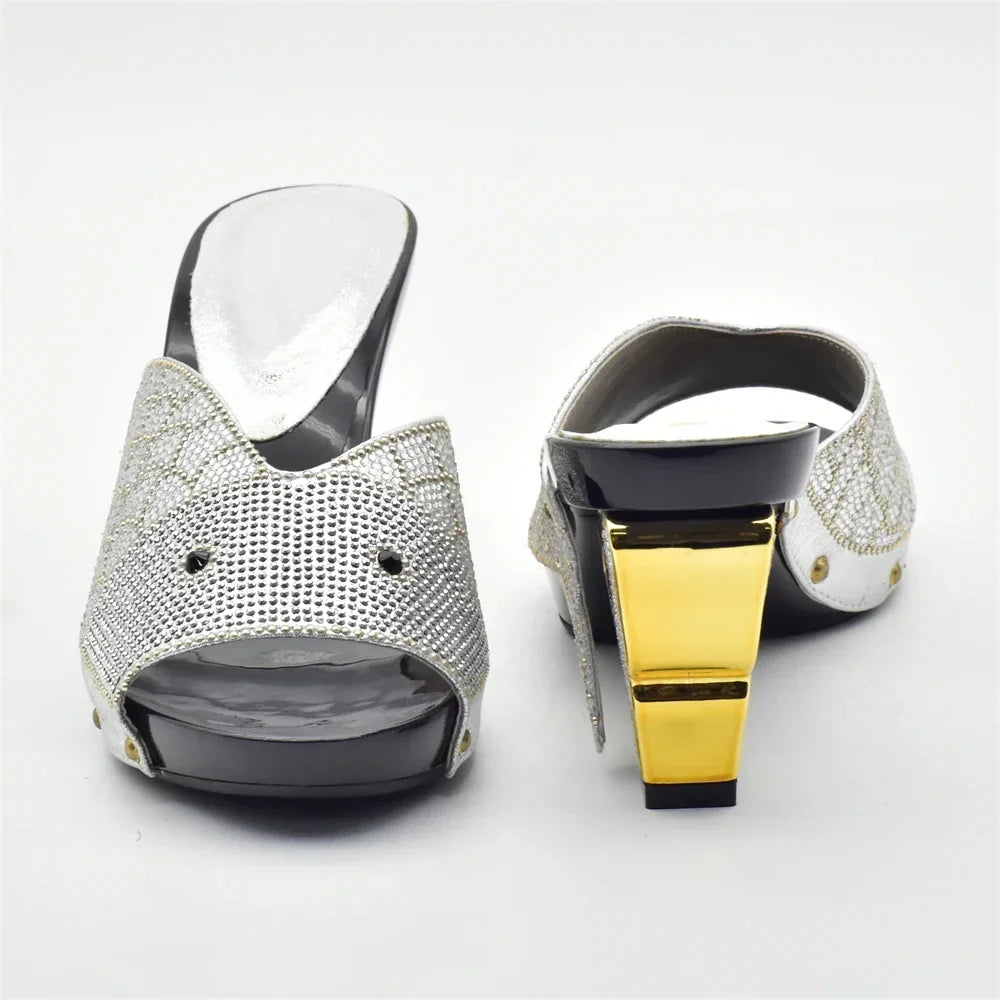 Matching Shoes and Bag Set for Wedding  Women Shoes and Bag Set