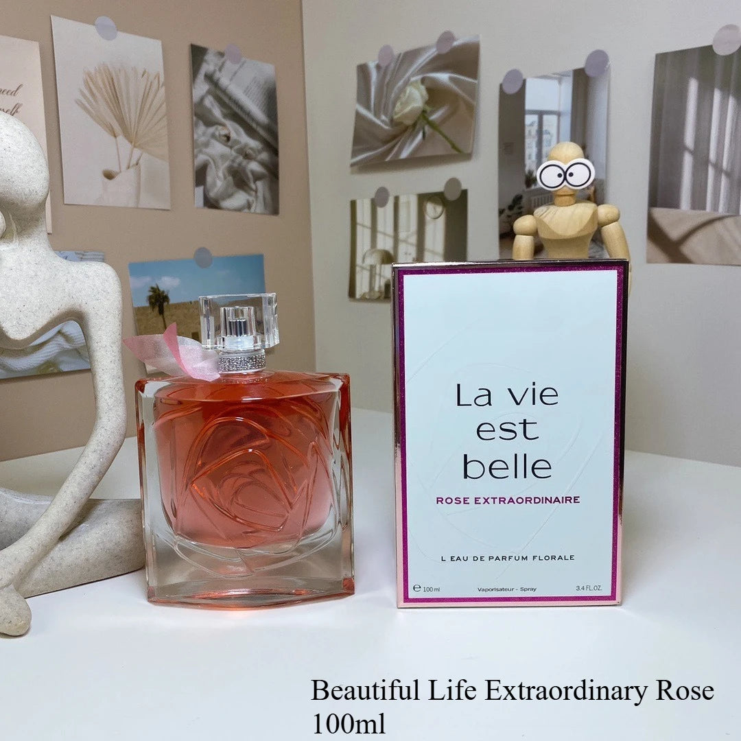 Eau de Parfum 100ml, beautiful life & White Musk Accord, Unisex Long Lasting Fragrance, Day to Night Wear, Elegant Floral Scent
