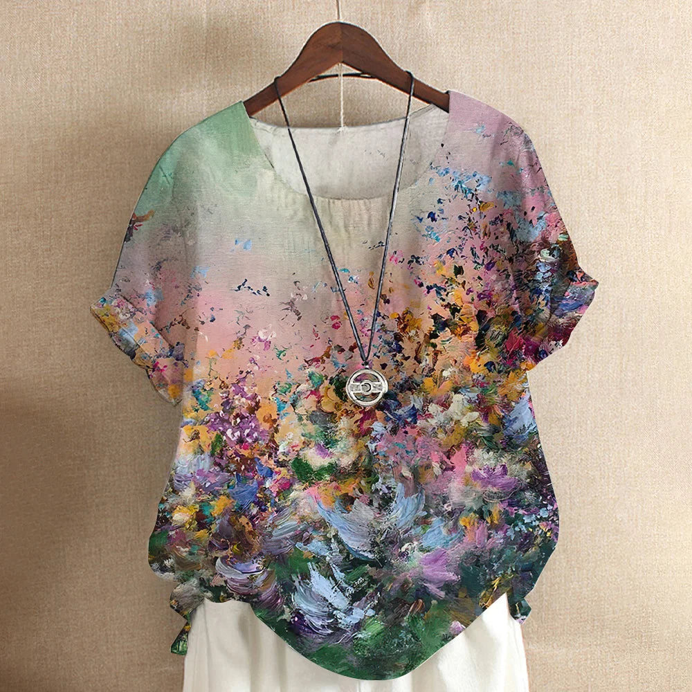 Tops Fashion Pullover Ladies Tees For Summer