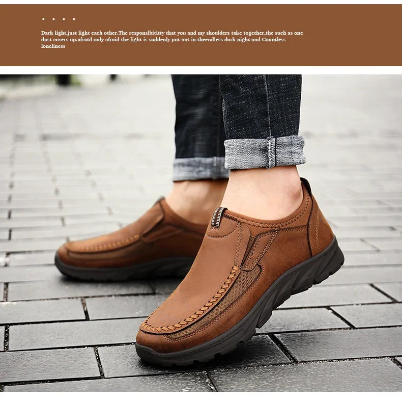 Men Sneakers Fashion Comfortable Flat Handmade Leisure Shoes For Men