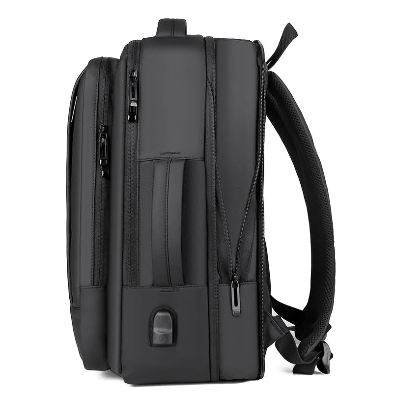 Men Business Commuting Backpack Multifunctional Waterproof Computer Bag