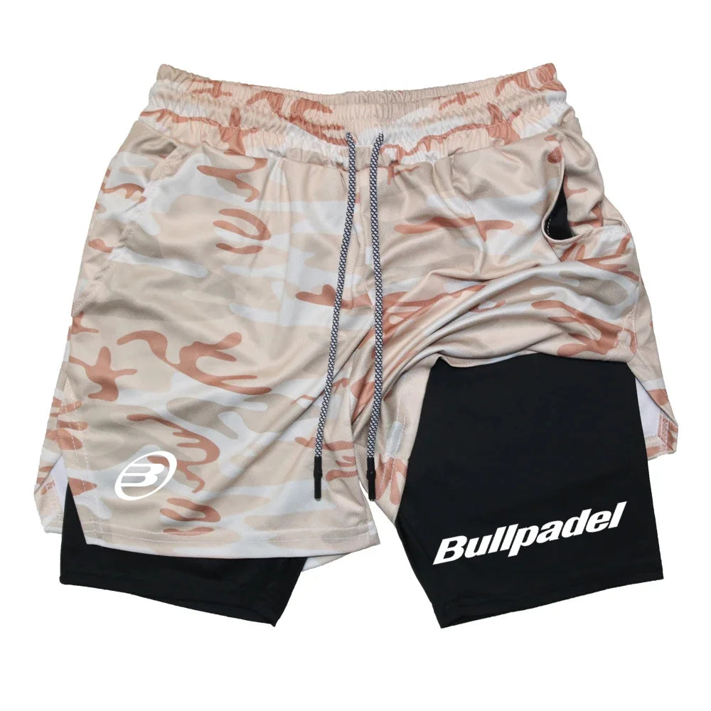 Men's Trousers Outdoor Running  Padel Sport Shorts  Breathable Tennis Quick-Drying BadmintonSportwear
