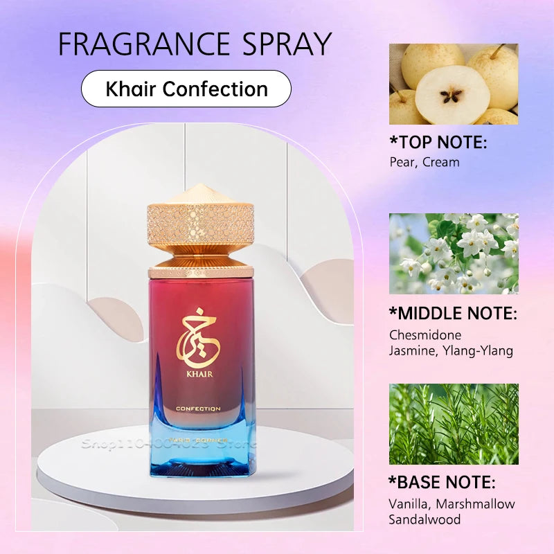 100ml Khair Confection Paris Corner Eau de Parfume Unisex Elegant Packaging