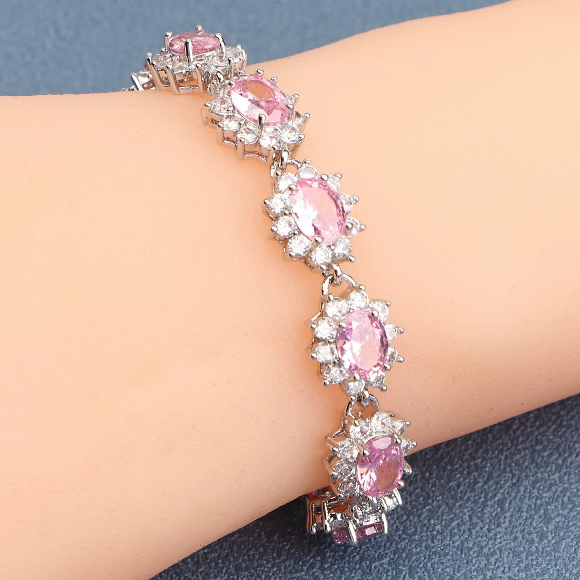 Charm Cubic Zircon Bracelets  Jewelry 18+2CM Length