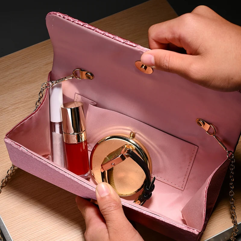 Luxury Stripes Designer One-shoulder bag Envelope Evening Clutch Bags shoulder bag women wedding party gift