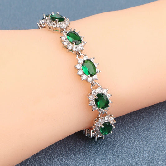 Charm Cubic Zircon Bracelets  Jewelry 18+2CM Length