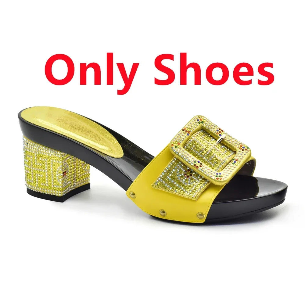 Wine Color Italian Shoes with Matching Bags