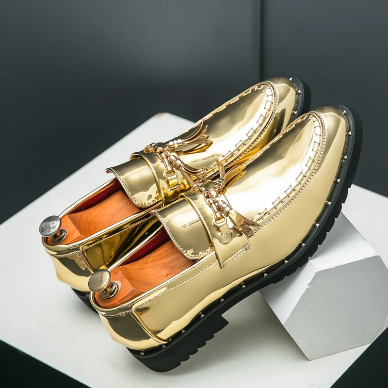 Loafers Tassel Fashion  Leather Casual Shoes for Men
