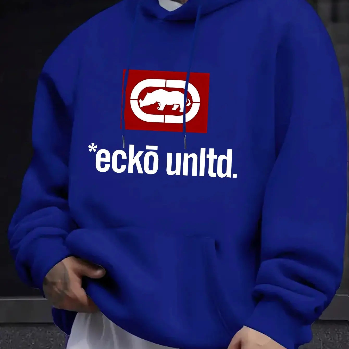 Men's hoodie with graphic "Ecko Unlimited" - Casual sweater  long sleeves