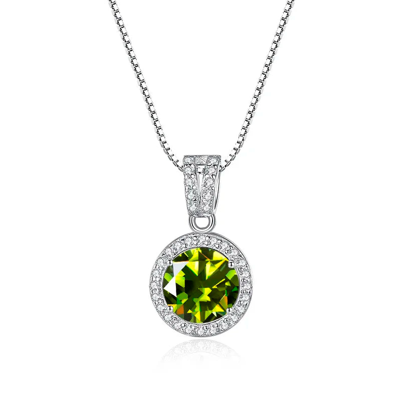 Moissanite Diamond Pendant Necklaces Luxury Chain