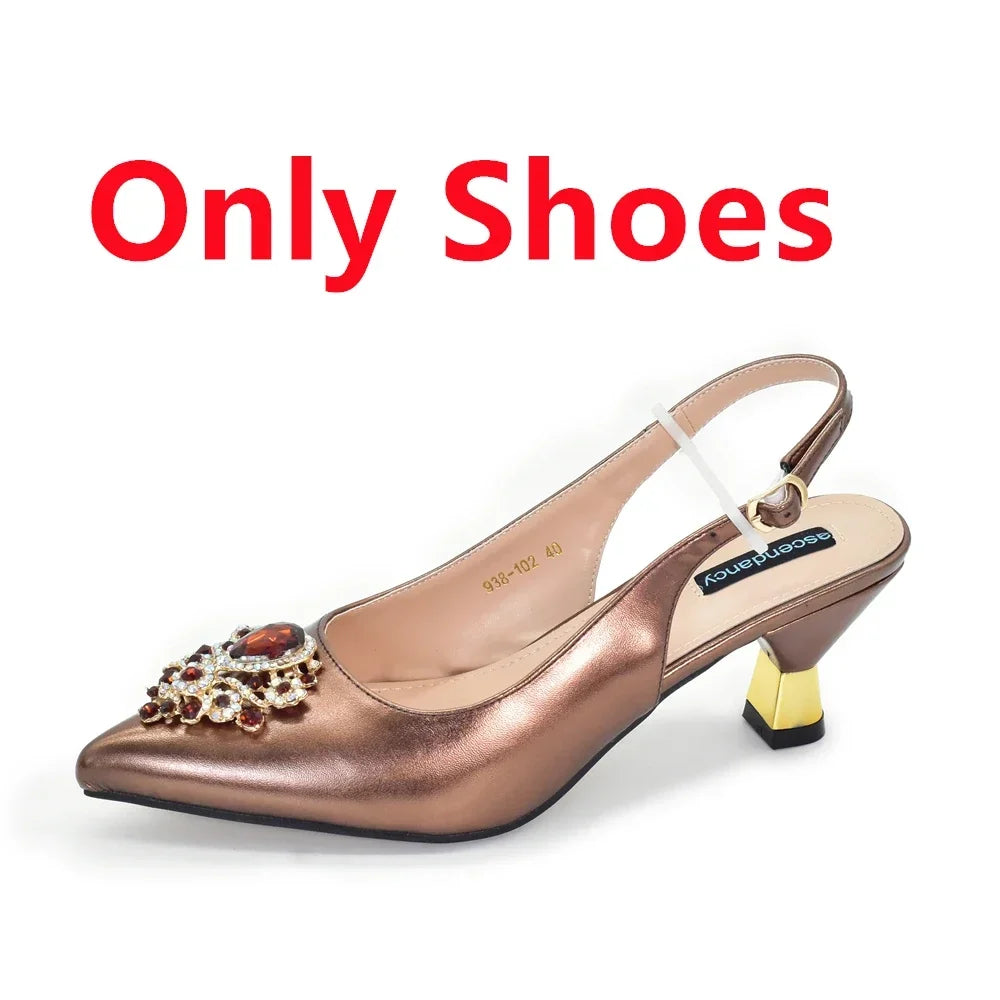 New Fashion Women Shoes and Bags To Match