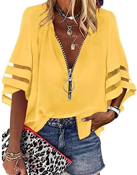 Summer Casual Short Sleeve Tops