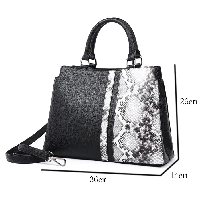 Brand Crocodile pattern Leather luxury Handbags Designer High Quality alligator large capacity Lady  Shoulder Crossbody Bag