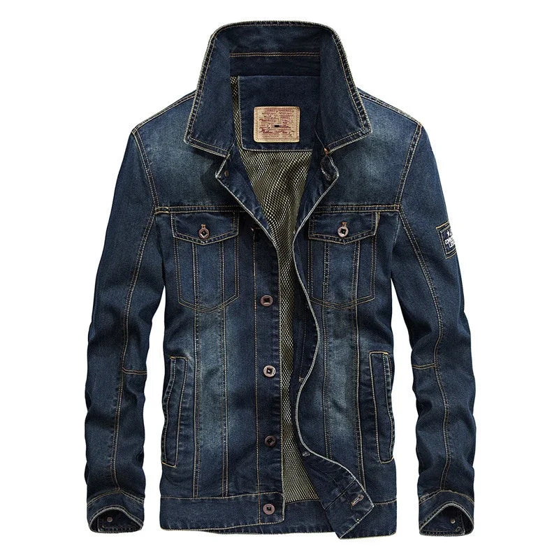 Spring Fashion Top Quality Brand Male Winter Denim Jacket Jeans Jacket Bomber Outwear Coats