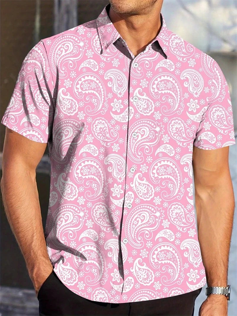 Hawaii Shirts Graphic Short-sleeved T-shirt For Men
