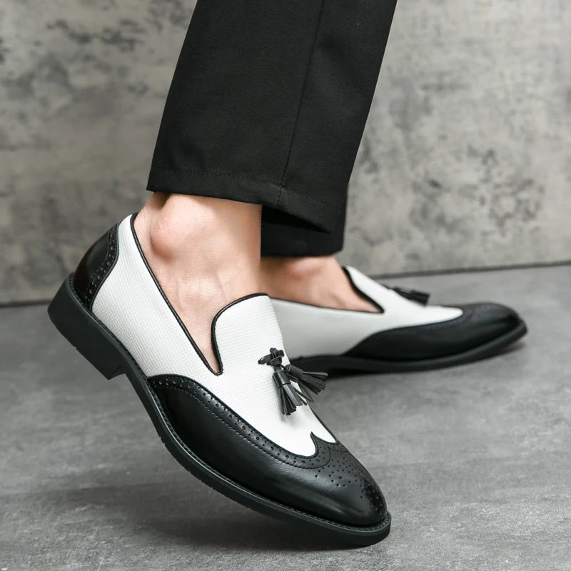 Leather Moccasins Comfortable For Wedding and Office Designer Shoes