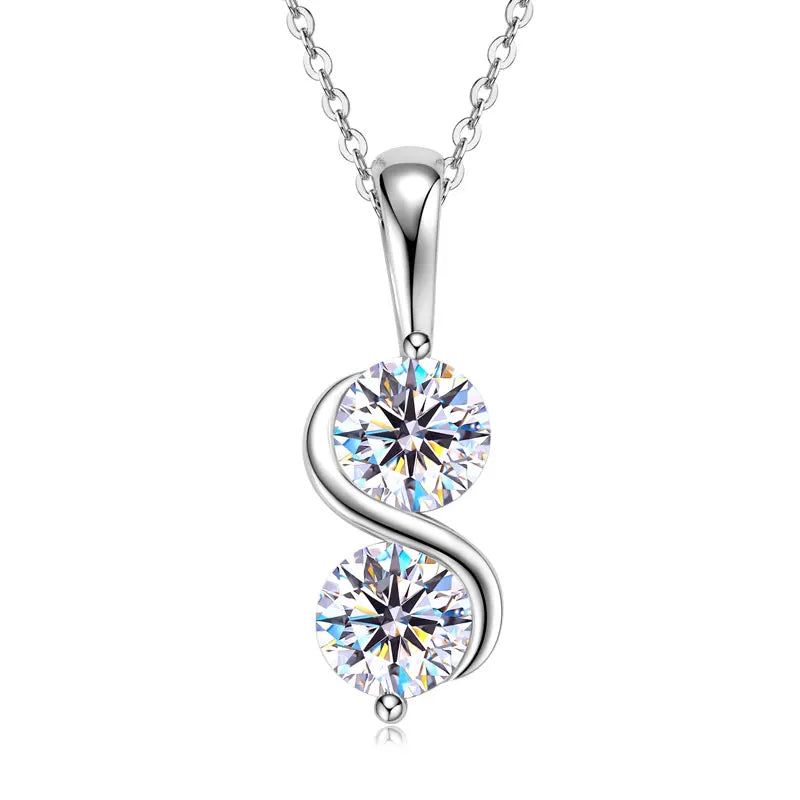 Round Pendant Necklaces Sterling Silver Fine Jewelry