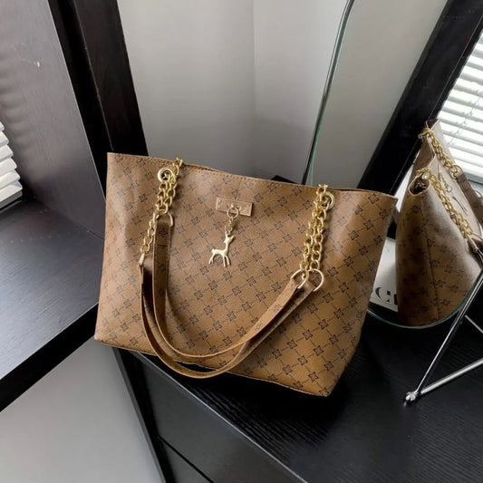 Luxury Design Bag Large Capacity Handbag  Shoulder Bag Trendy New Purse