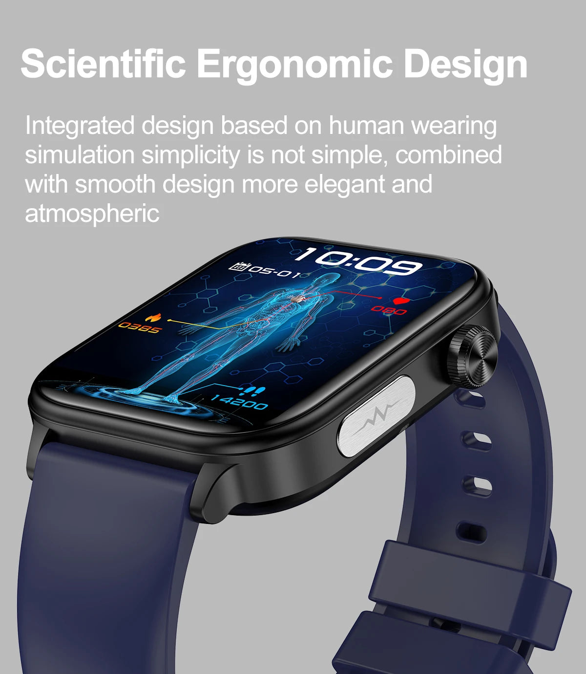 New ECG+PPG AI Health Diagnose Smart Watch Men And Women, Blood Lipid BP Uric Acid Heart rate Tracker