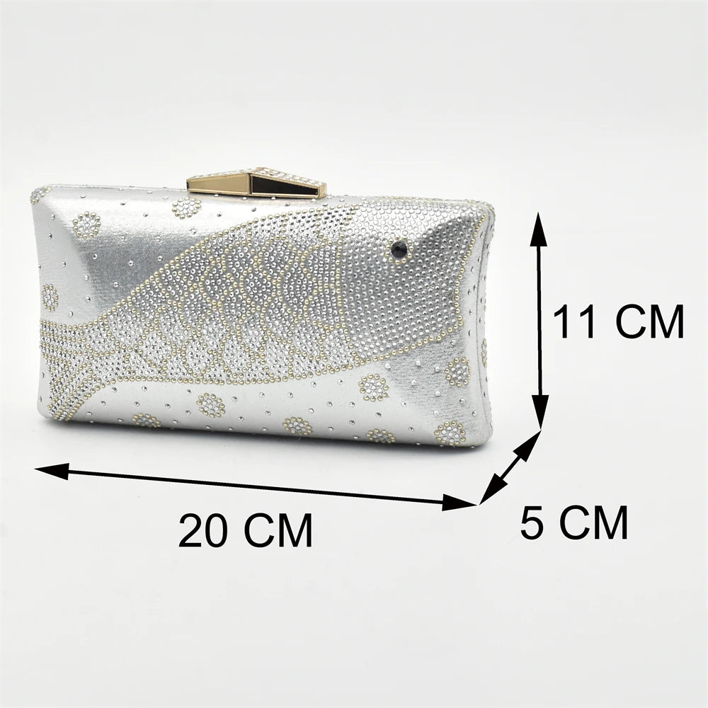 Matching Shoes and Bag Set for Wedding  Women Shoes and Bag Set