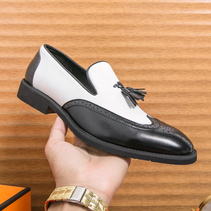 Leather Moccasins Comfortable For Wedding and Office Designer Shoes