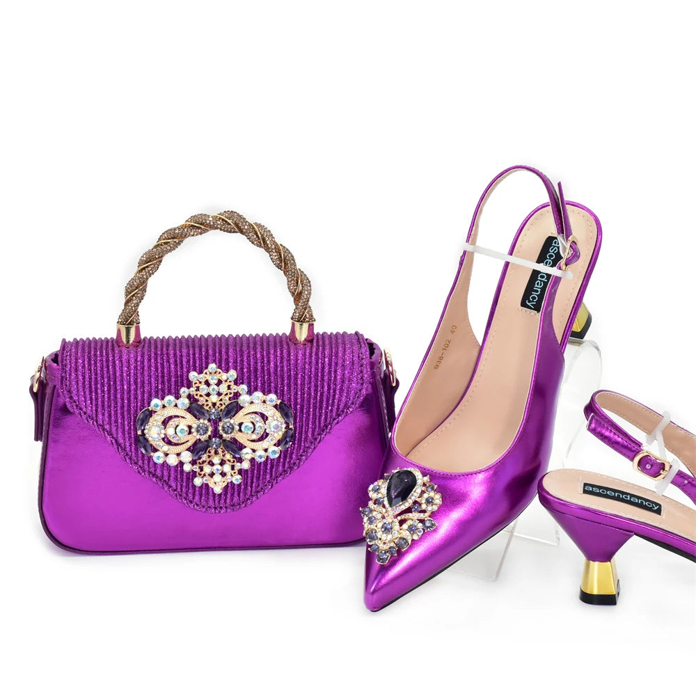 New Fashion Women Shoes and Bags To Match