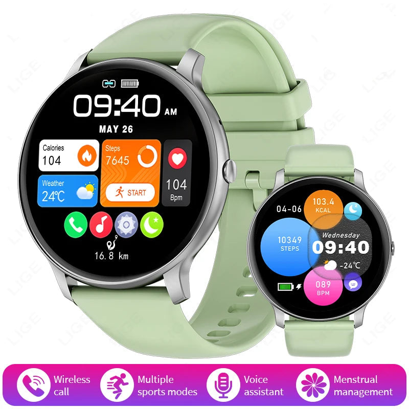 Smart Watch Bluetooth Call Sports Fitness Watches Heart Rate Health Monitor Android iOS