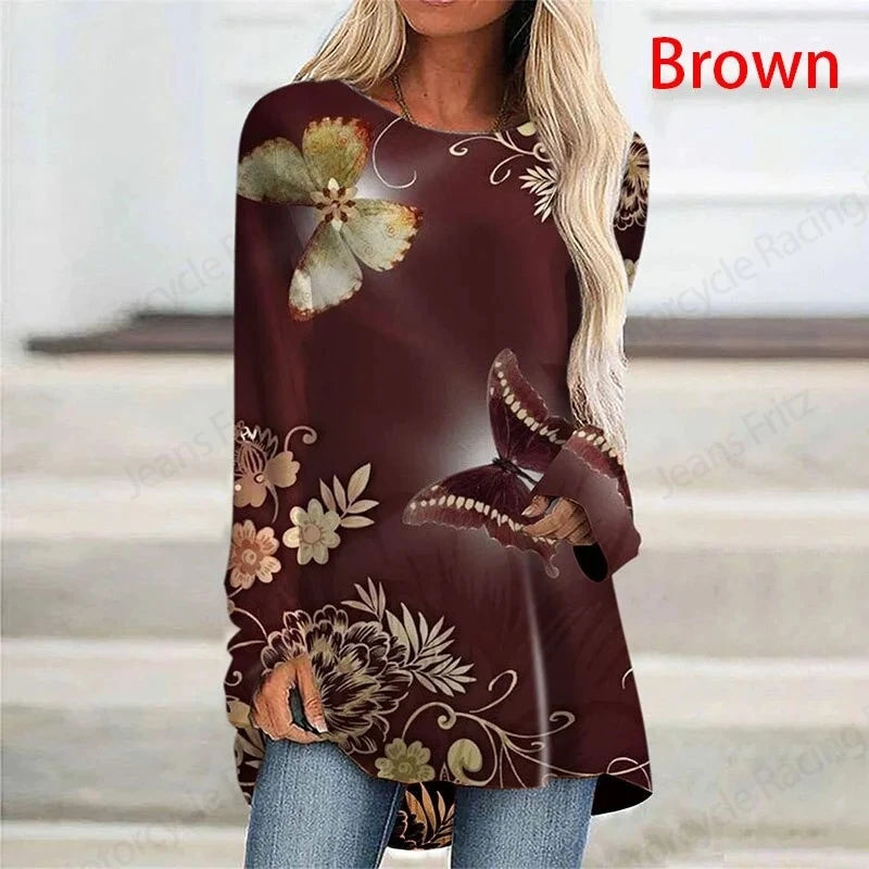 Lady Long Sleeve T shirt Breathable Tshirt