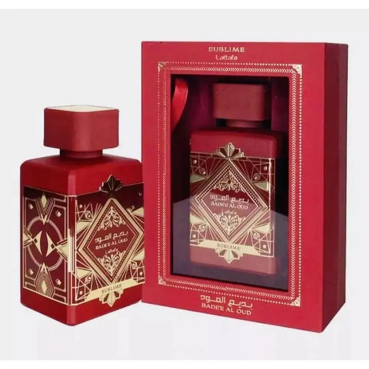 Lattafa perfume for women - badee al oud sublime lattafa 100 ml., Red. Original Dubai Perfume