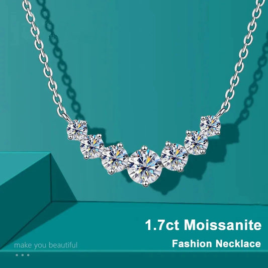 Sterling Sliver Plated 18k White Gold Necklace