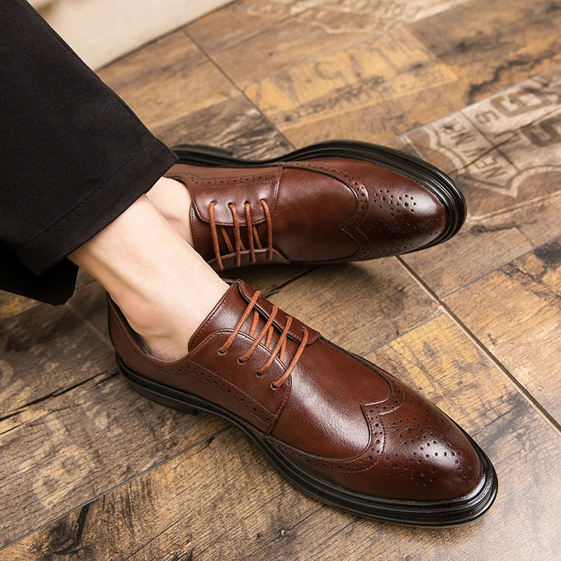 Vintage official and business classic men's shoes
