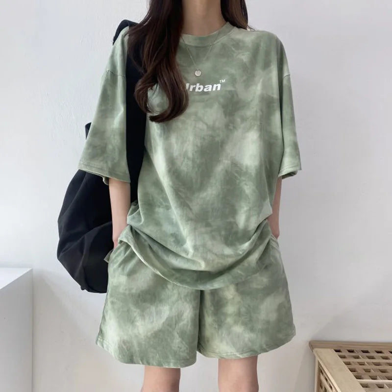 Wide leg middle shorts with pockets female Soft Summer Dress