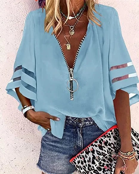 Summer Casual Short Sleeve Tops
