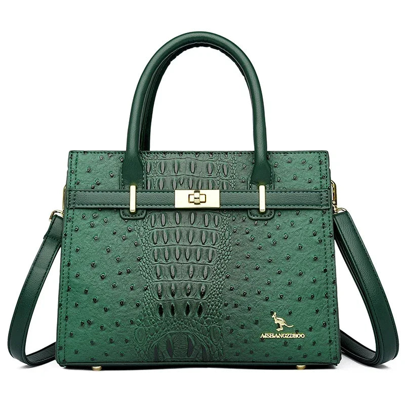 Shoulder Bag Soft Leather Designer Handbag With Large Capacity