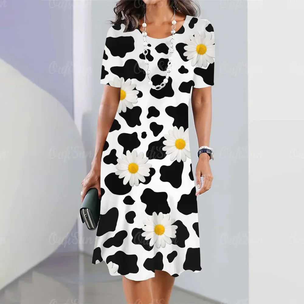 Elegant Beautiful Casual Mini  Summer Sweet Dress