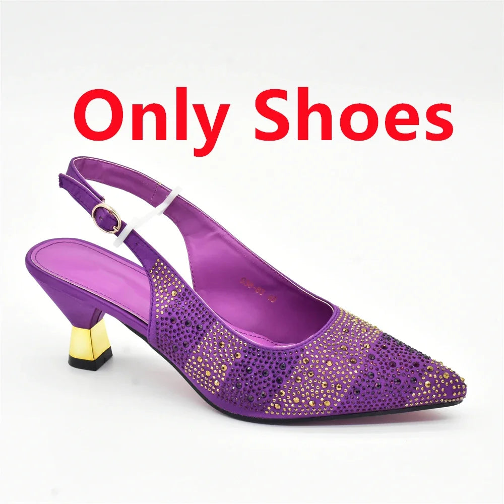 Shoe and Bags Set for Wedding Women Shoes and Bags