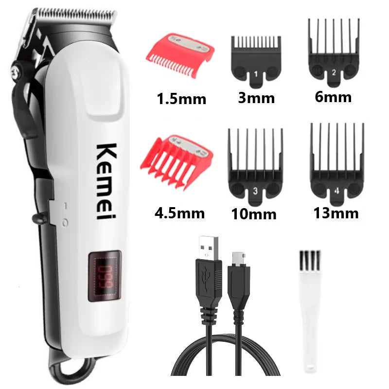 Electric Hair Clipper Hair Cut Maching Wireless Trimmer men Professional Clipper Machine Rechargeable Hair Cut