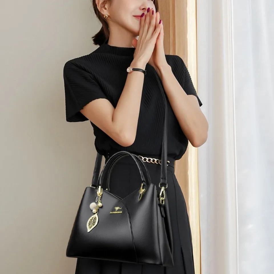 Luxury Leather Hand and Shoulder Bag