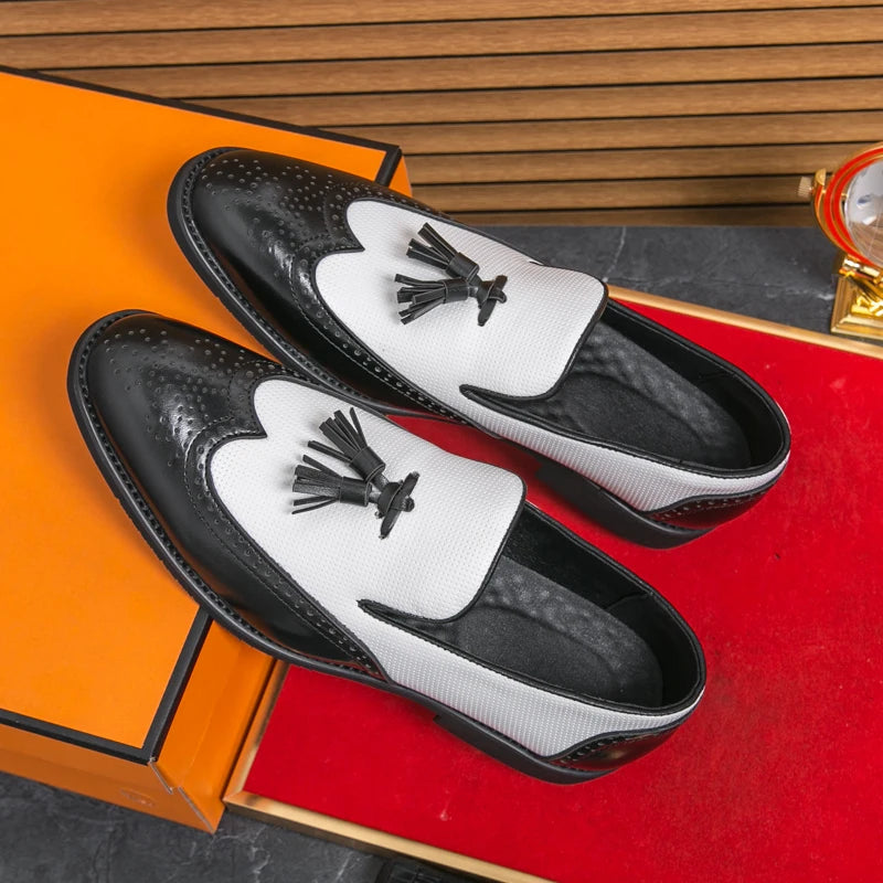 Leather Moccasins Comfortable For Wedding and Office Designer Shoes