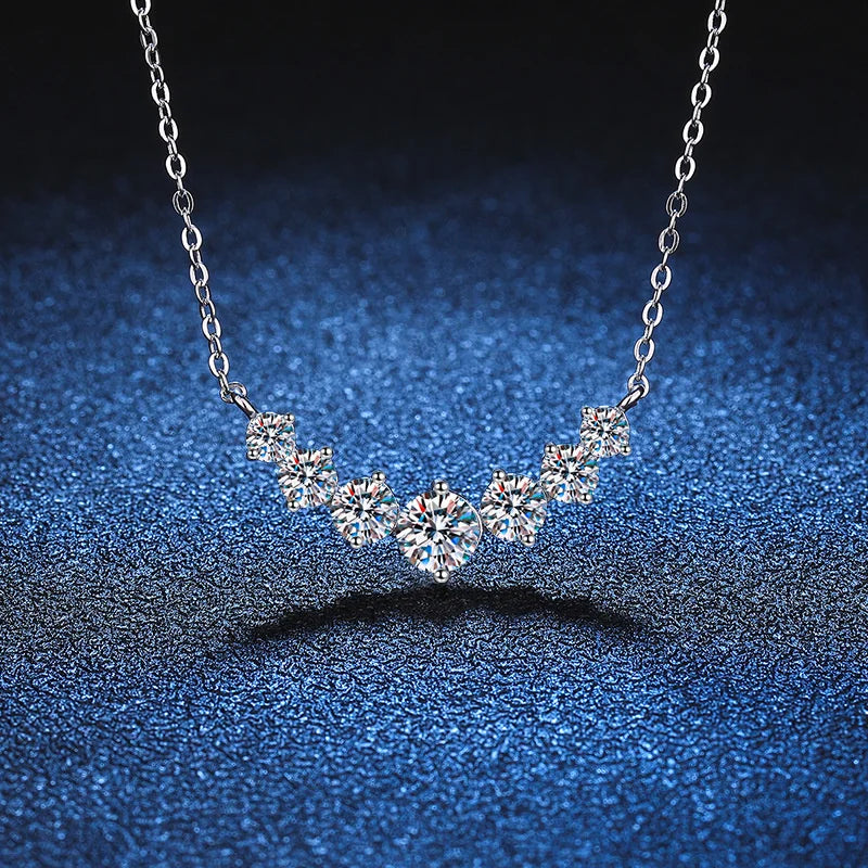 Sterling Sliver Plated 18k White Gold Necklace